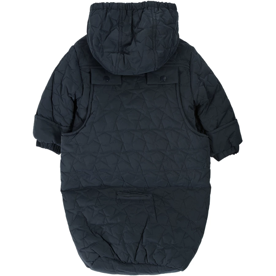 STACCATO Schneesack navy gemustert