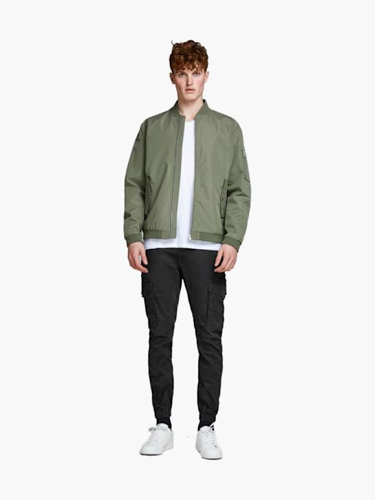 JACK & JONES Stoffhose Schwarz