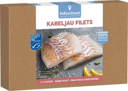 followfood MSC Kabeljau Filets