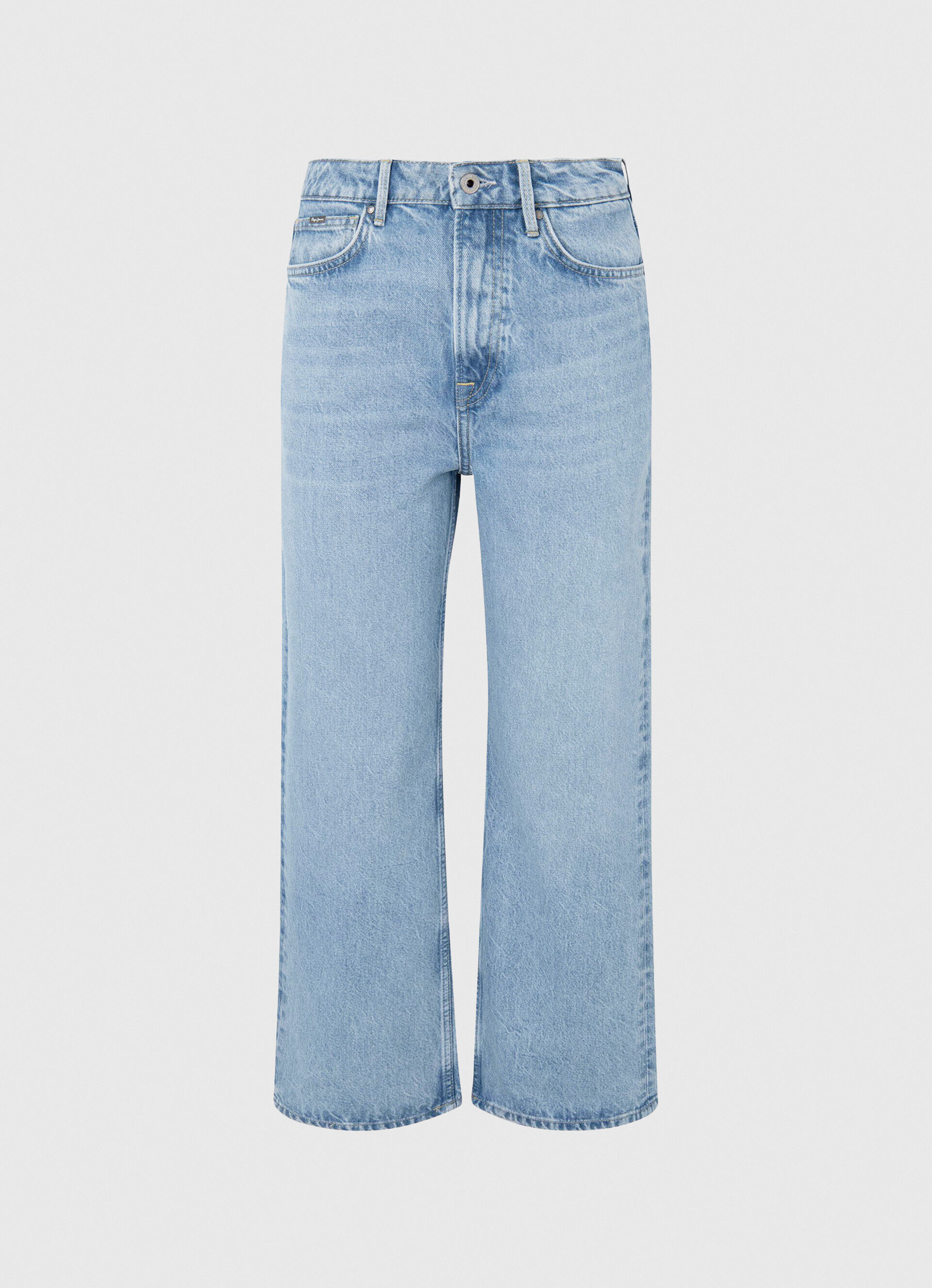JEAN LEXA SKY FIT ANCHO TIRO ALTO - jeans