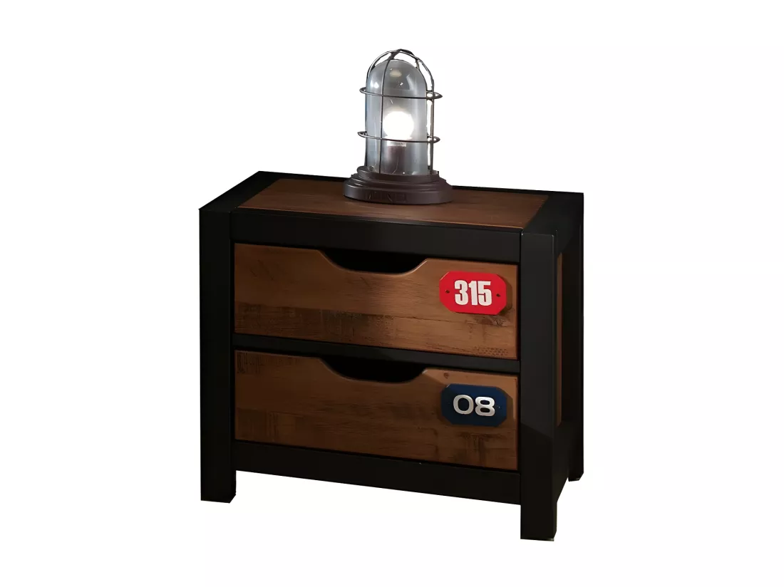 Pack - Lit Enfant, Sommier & Chevet 