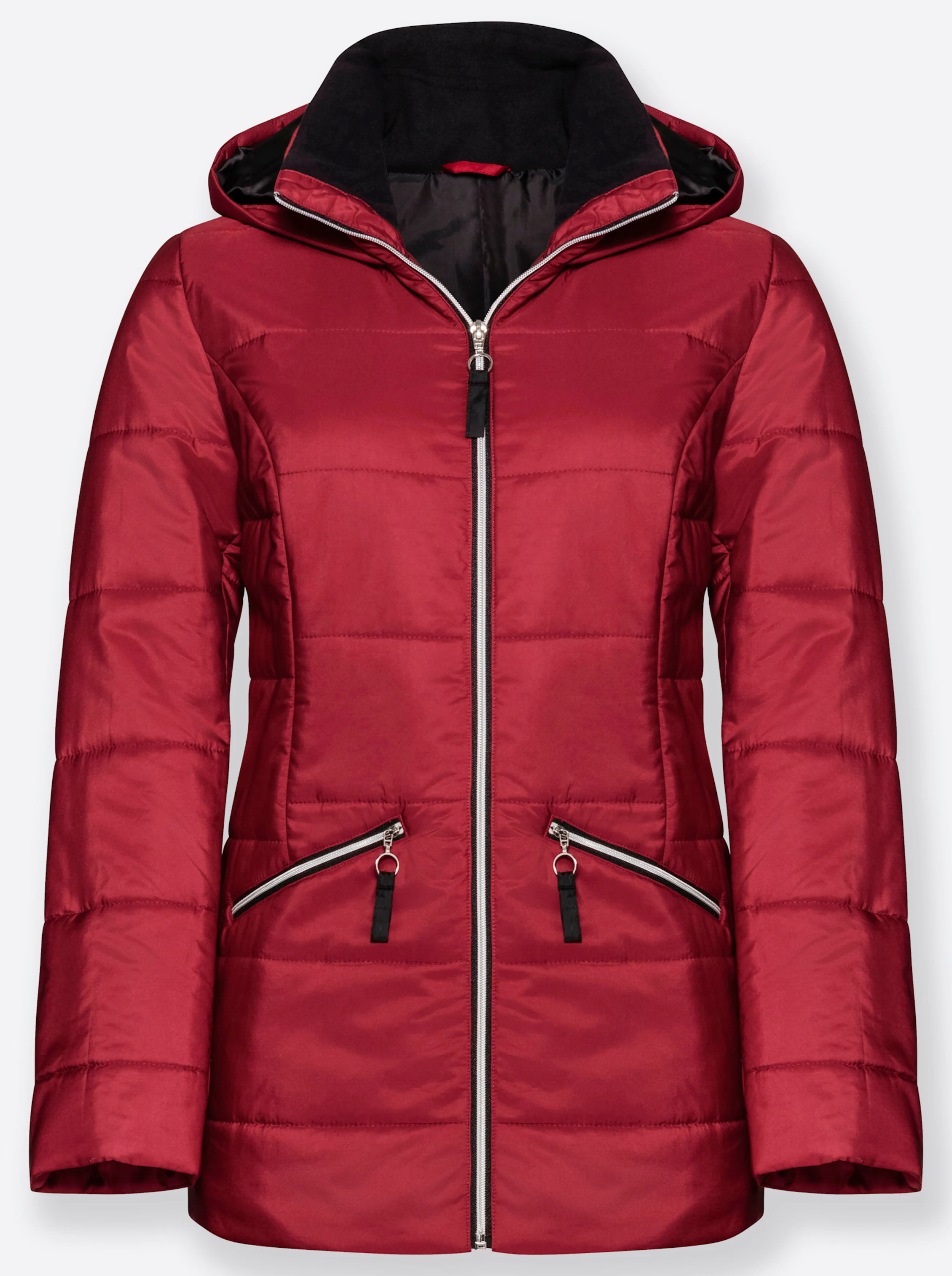 Steppjacke in rot