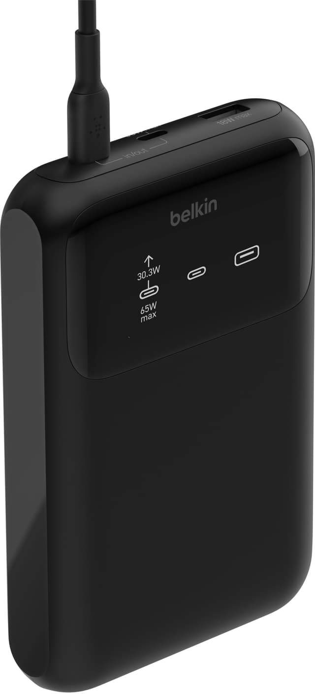 Belkin BoostCharge Pro 20K powerbank til bærbar computer (sort)