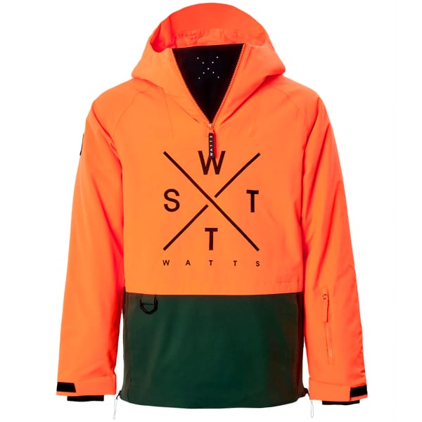 Veste de ski WATTS 1METOD JKT ORANGE FLUO