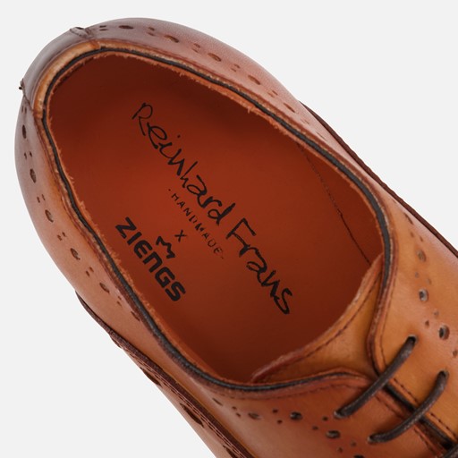 RF X Ziengs Napels Veterschoenen cognac
