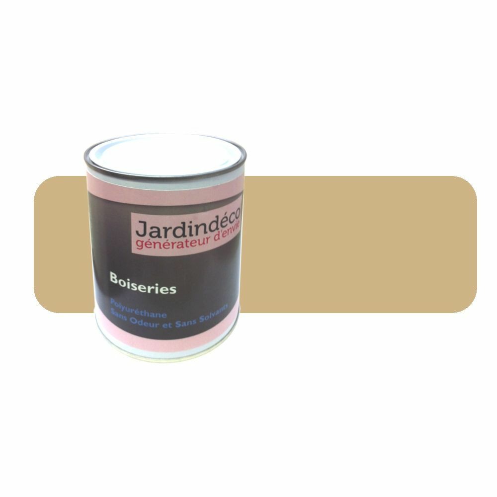 Peinture beige pour meuble en bois brut 1 litre