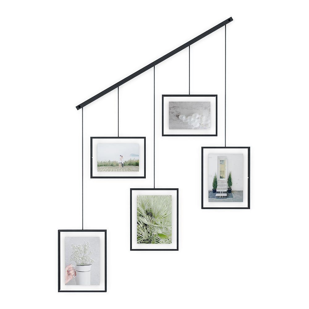 Umbra Exhibit Set van 5 Fotolijsten - Zwart