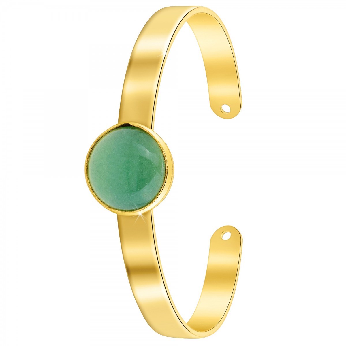 Bracelet SC Bohème orné d'une pierre malachite