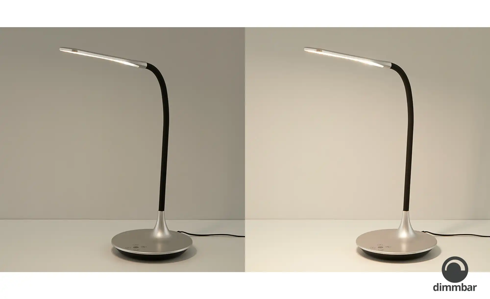 Paul Neuhaus LED-Schreibtischleuchte, silberfarben