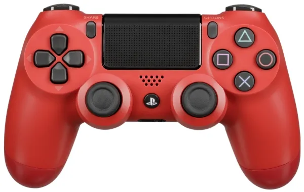 Sony DualShock 4 - Gamepad - trådløs - Bluetooth - magma (rød) - for Sony PlayStation 4