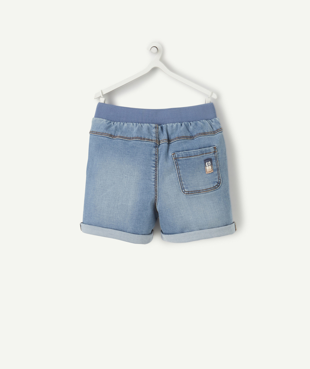 BERMUDA EN DENIM BLEU BÉBÉ GARÇON EN VISCOSE RESPONSABLE