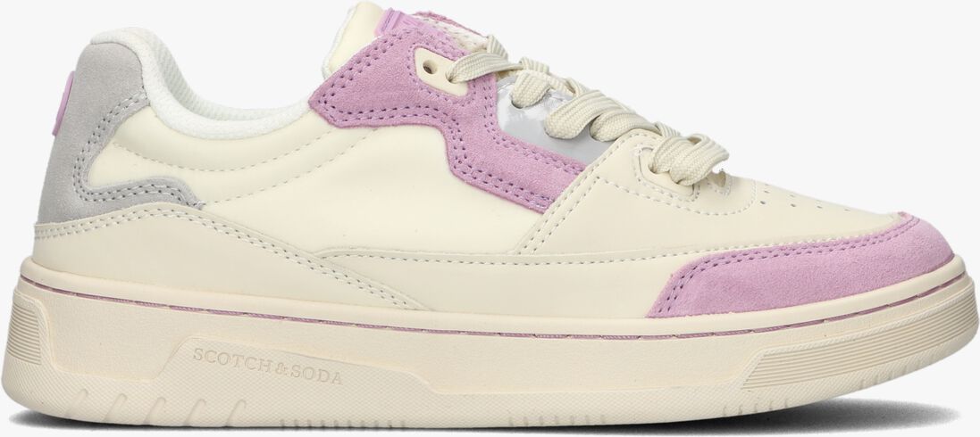 SCOTCH & SODA paarse scotch & soda lage sneakers elli