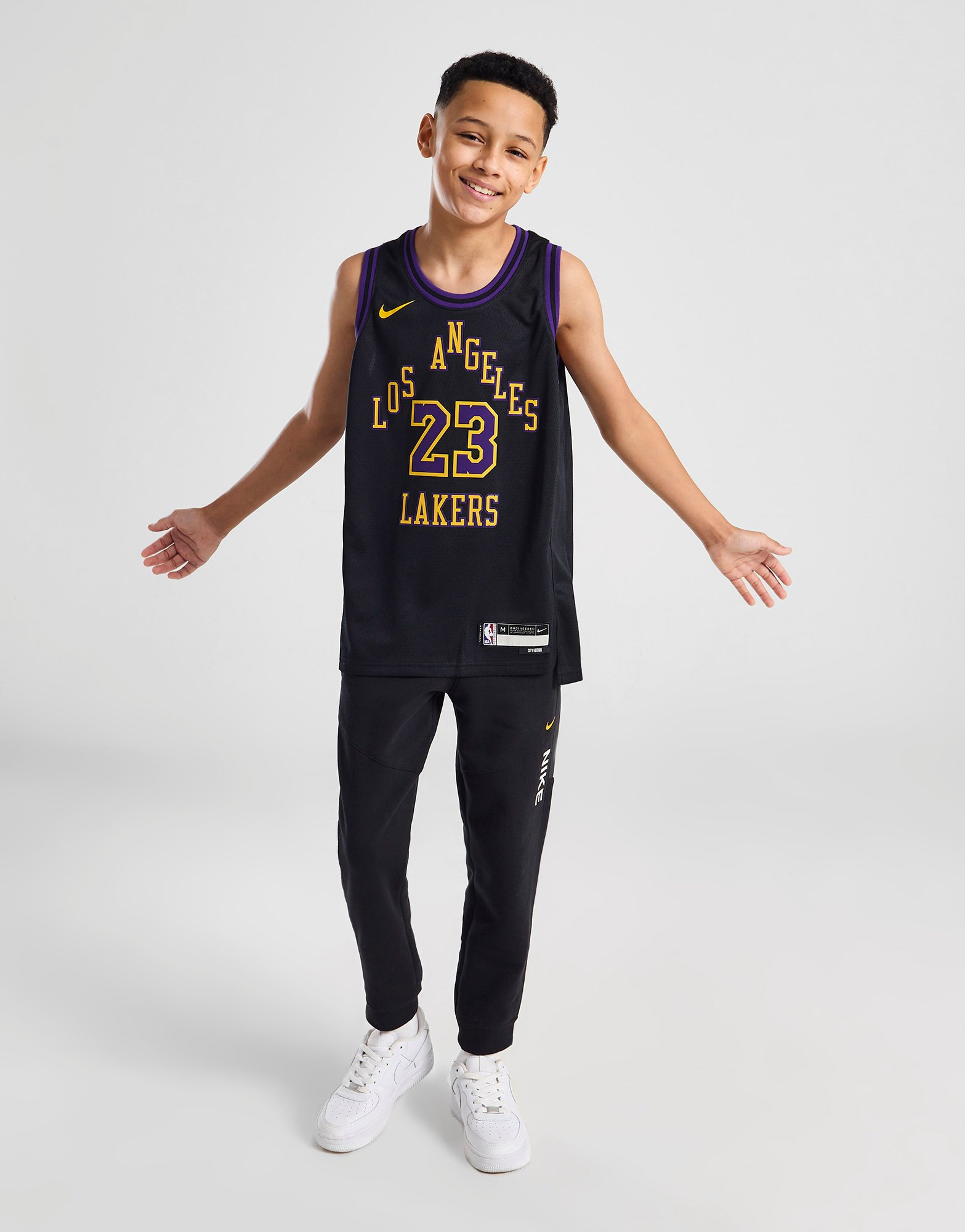 Nike Maillot NBA LA Lakers City Edition James #23 Junior