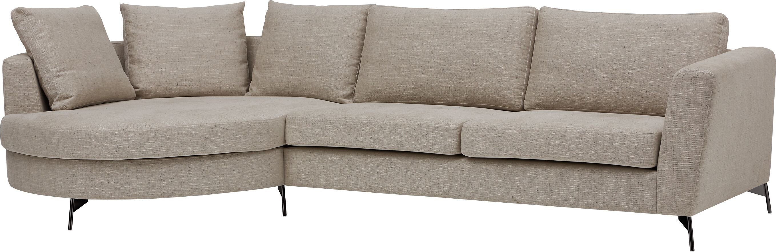 DIENER B St Brescia Ecksofa.l, beige - Beige / B: 309.0 cm x T: 148.0 cm x H: 81.0 cm