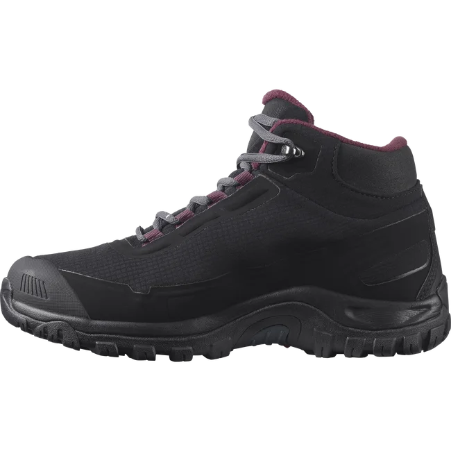 SHELTER WATERPROOF  Winterschuhe Damen Black/Ebony/WineTasting
