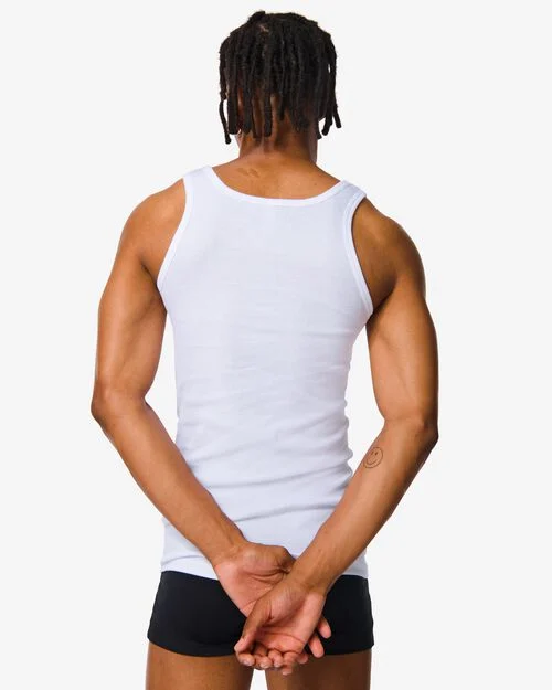 Lot de 2 maillots pour homme blanc