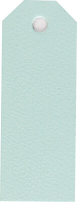 Manillamærker - Str. 3X8 CM - 220 G - Lyseblå - 20 Stk