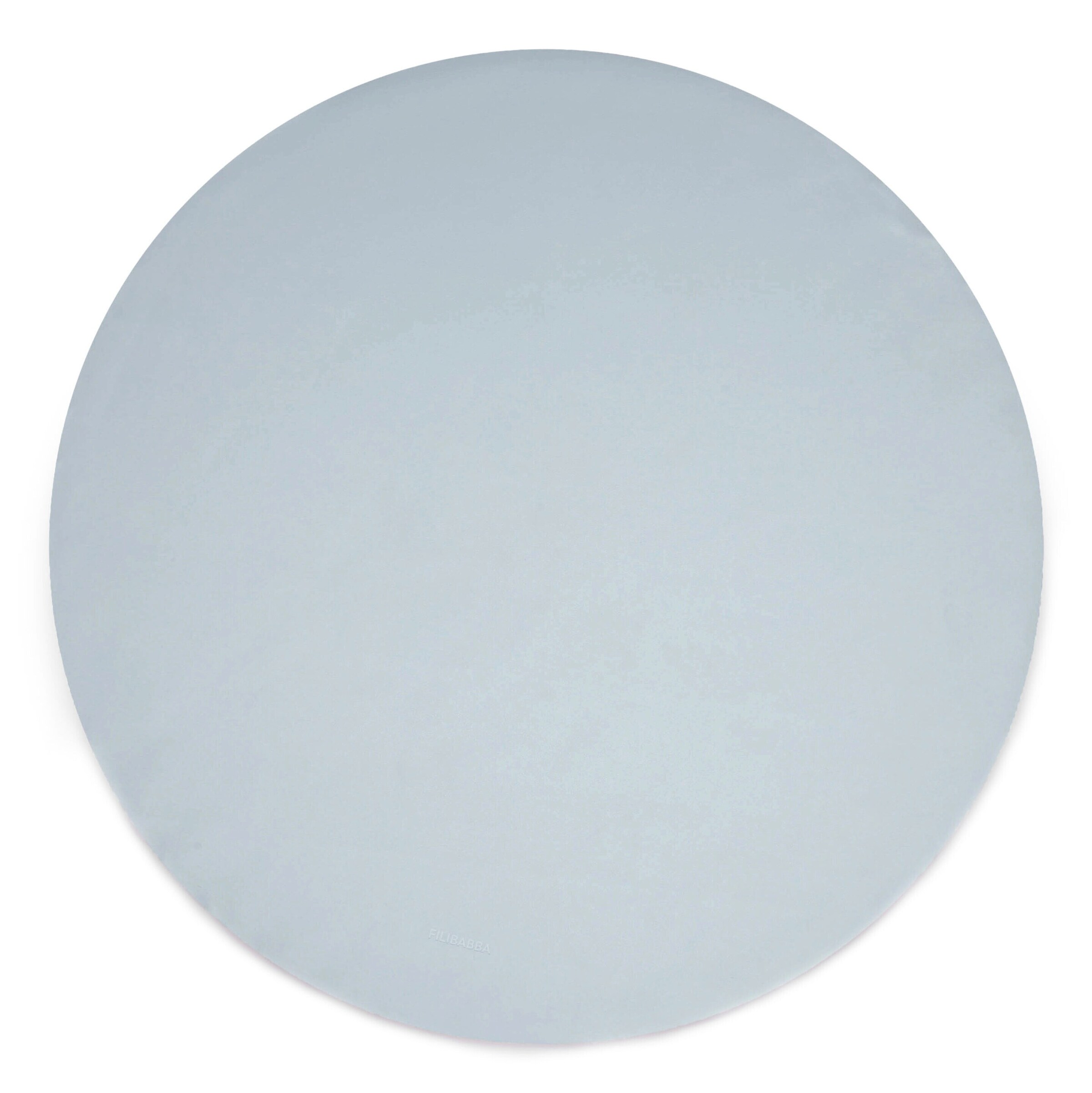 FILIBABBA Rutschfeste Bodenmatte - recyceltes PU-Leder - Pearl Blue
