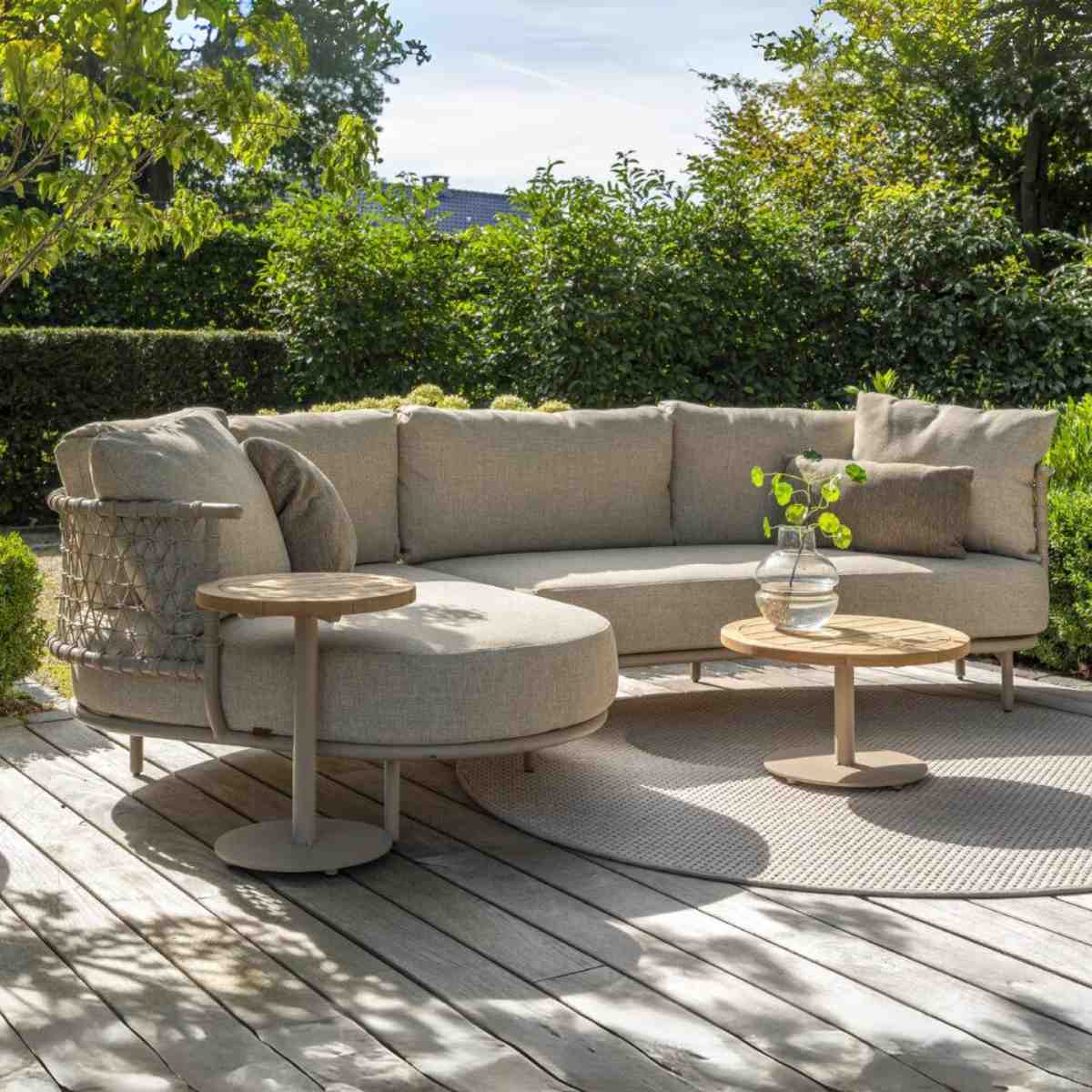 4 Seasons Outdoor Volta Ø80 x 30 cm - latte loungetafel