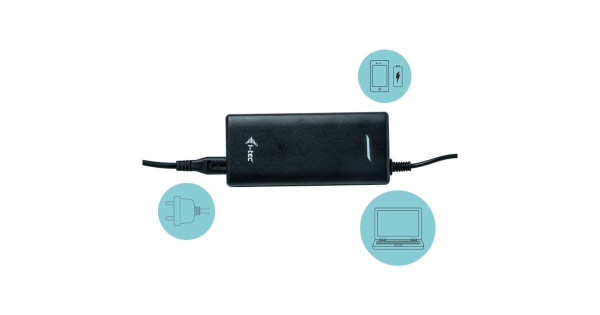 i-tecUSB-C Dual Display Docking Station + Power Delivery 100 W  (Zwart, Incl. Universal Charger 112 W)