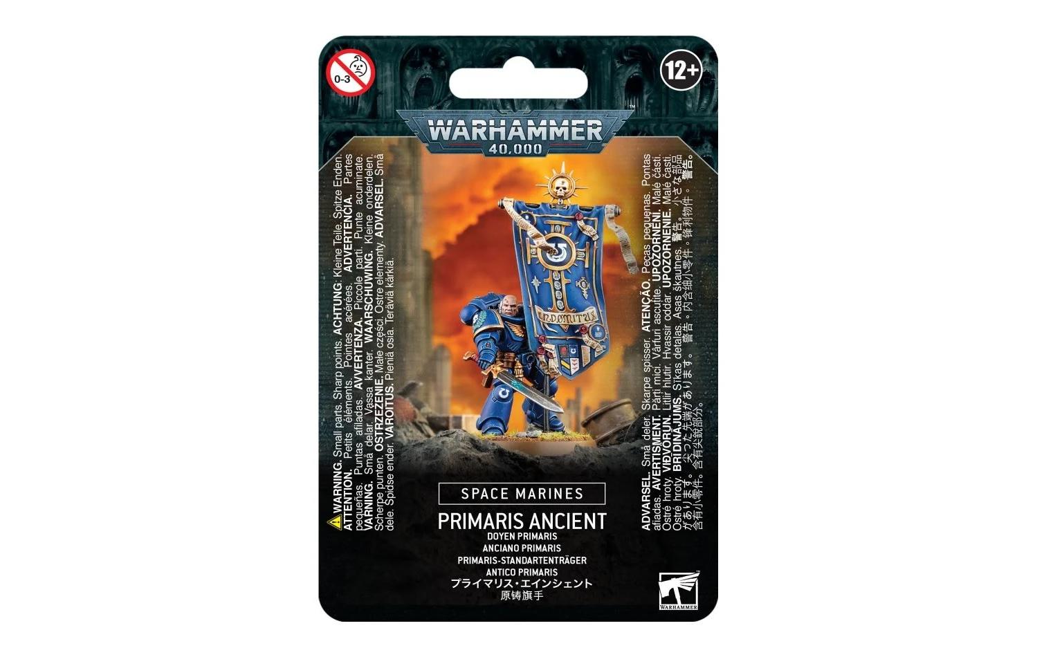 Figur Warhammer 40.000 Primaris-StandartenträgerWarhammer 40K Space Marines Primaris Ancient