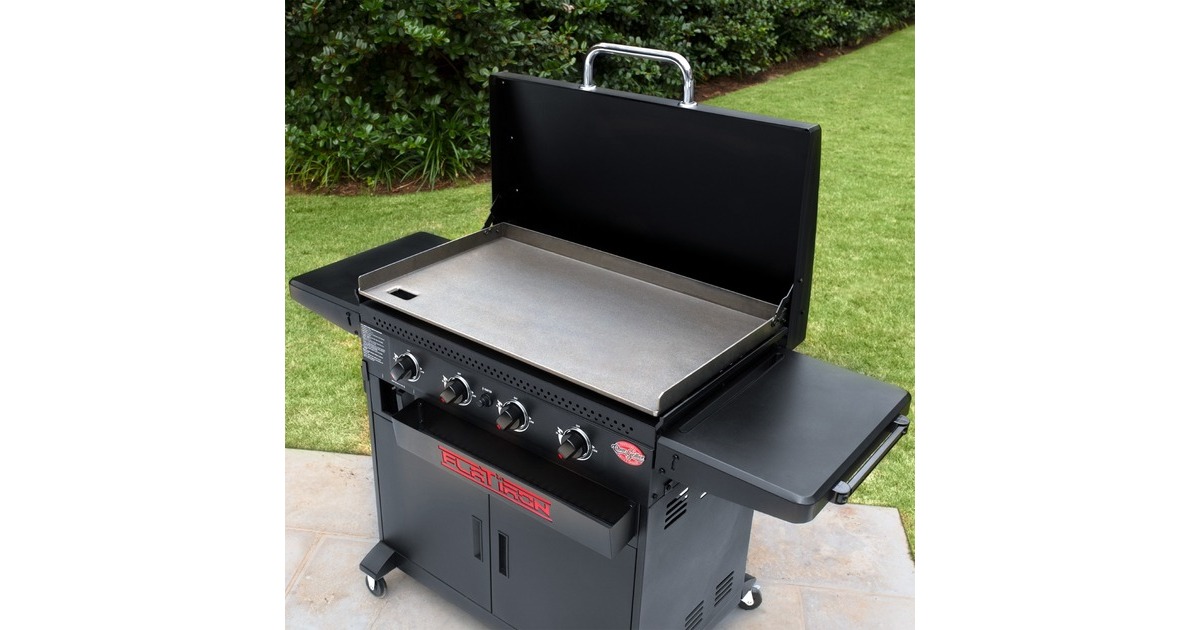 Char-GrillerFlat Iron Premium Gas Griddle barbecue  (Zwart)