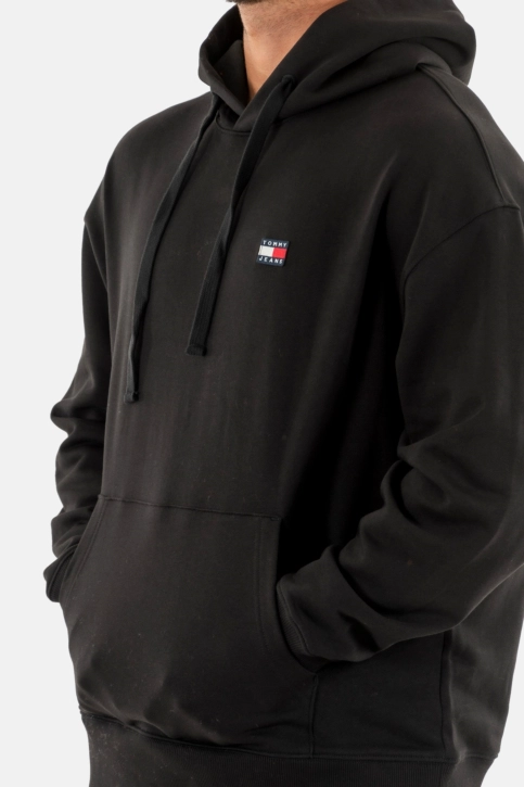 sweat tommy jeans dm0dm16369 bds black