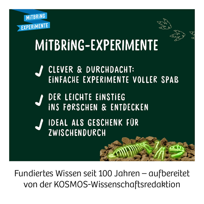 Nachtleuchtender T-REX - Mitbring-Experimente