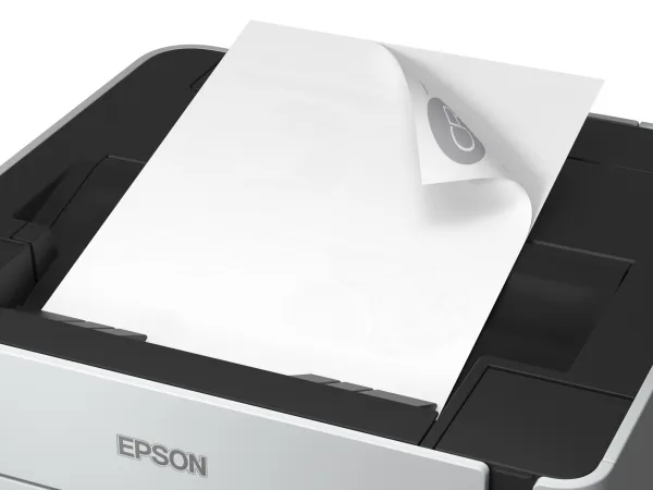 Epson EcoTank M1180 - Printer - S/H - Duplex - blækprinter - kan genopfyldes - A4/Legal - 1200 x 2400 dpi - op til 20 spm - kapacitet: 250 ark - USB 2.0, LAN, Wi-Fi
