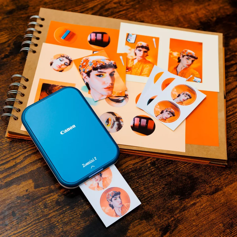 Canon - Zoemini 2 Instant Mini Fotoprinter Marineblå, inklusive etui og papir