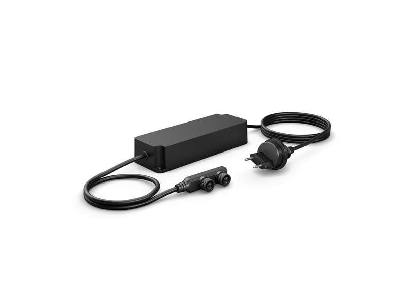 Philips Hue Zubehör Outdoor Netzteil 100W Niedervolt CH zu Passend zum 24 V Hue Outdoor System