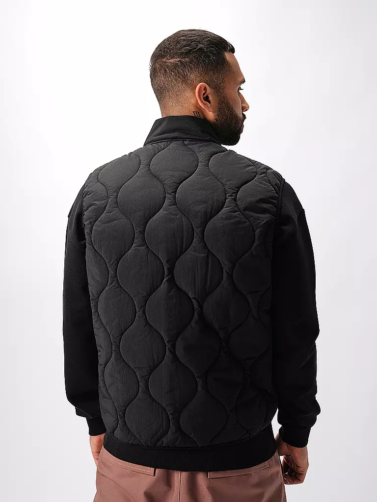 HUGO Steppgilet BOHOTINO schwarz