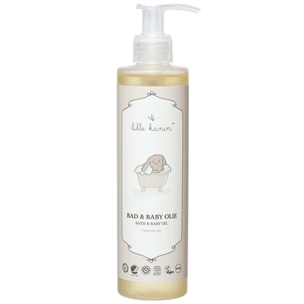 Bad & Baby Olie 250ml - Lille Kanin → Luksusbaby.dk
