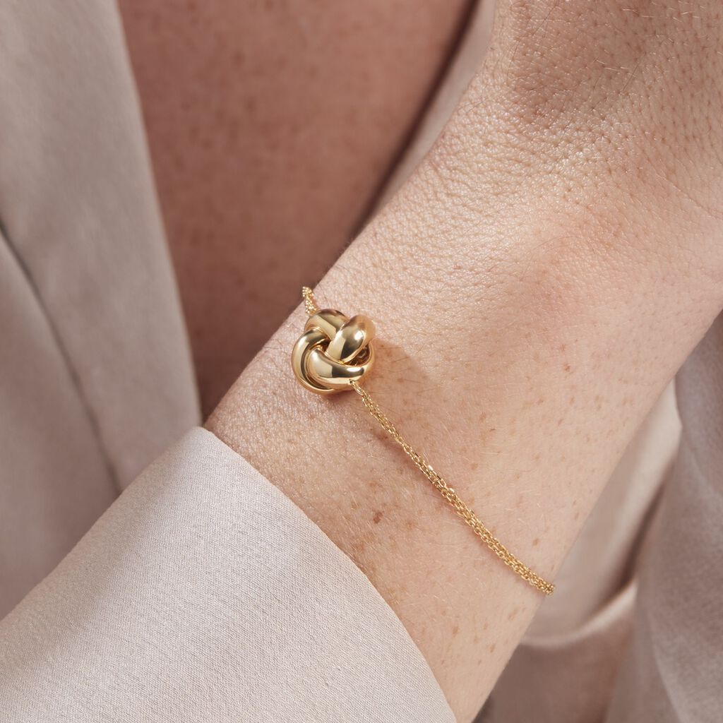 Bracelet Or Jaune Acanthe