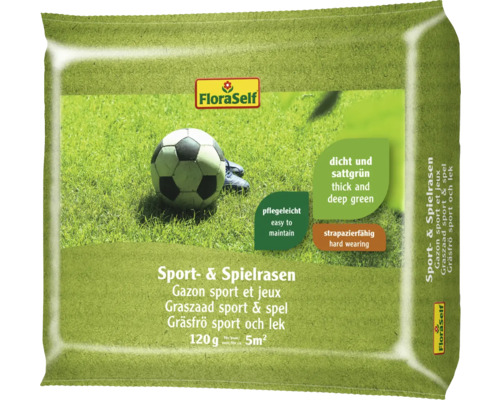 Sportgras & speelgras FloraSelf gazonzaad 120 g voor 5 m²