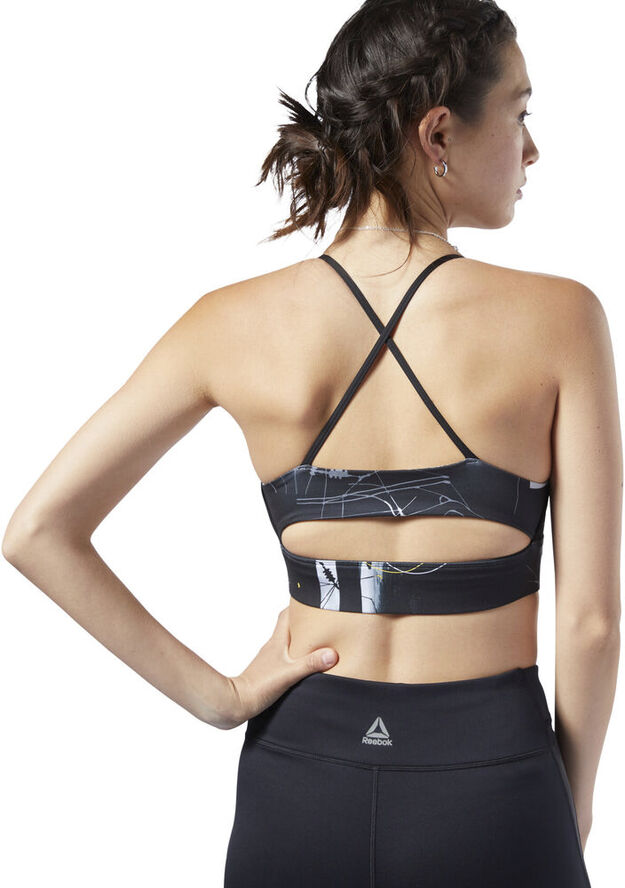 Reebok Workout Ready Tri-Back Low-Impact Bra Grå