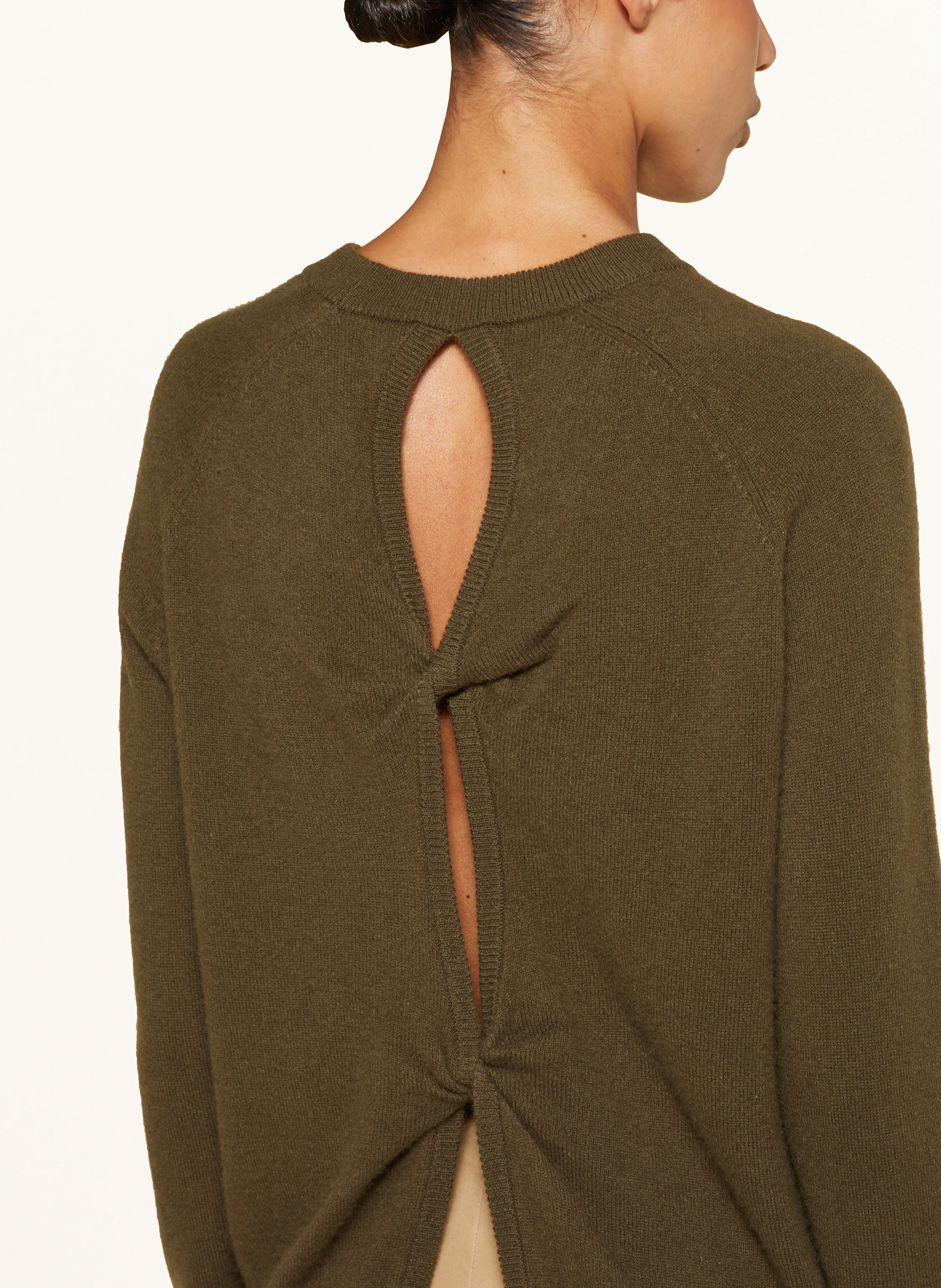 CHRISTOPHER ESBER Cashmere-Pullover MONUMENT OPEN TWIST mit Cut-outs