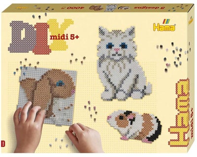 Hama Midi Gaveeske Cute Pets 4000 Stk