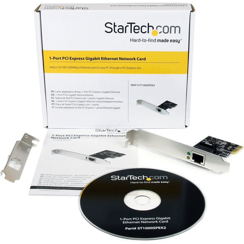 StarTech.com Carte Réseau PCI Express vers 1 port Gigabit Ethernet - Adaptateur PCI-E vers RJ45