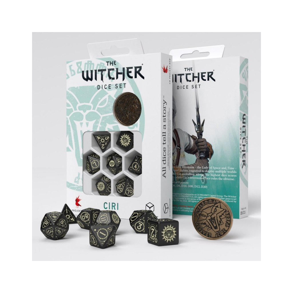 The Witcher Dice Set - Ciri - The Zireael
