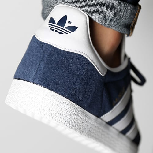 Baskets Gazelle BB5478 Collegiate Navy White Gold Metallic
