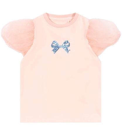 Konges Sløjd T-Shirt - Ballerina - Pale Dogwood m. Pailletten