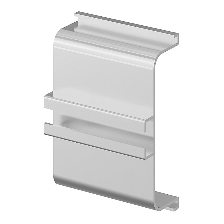 Rail de tiroir acier brossé L. 300 cm Caraway Innovo GoodHome