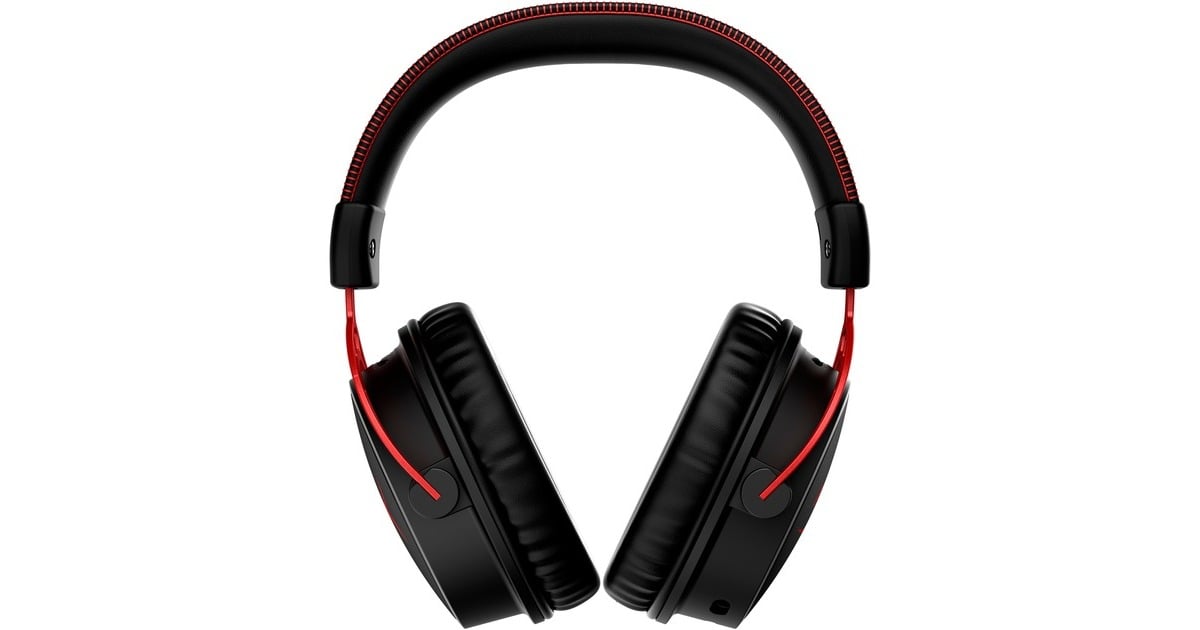 HyperXCloud Alpha Wireless over-ear gaming headset  (Zwart/rood)