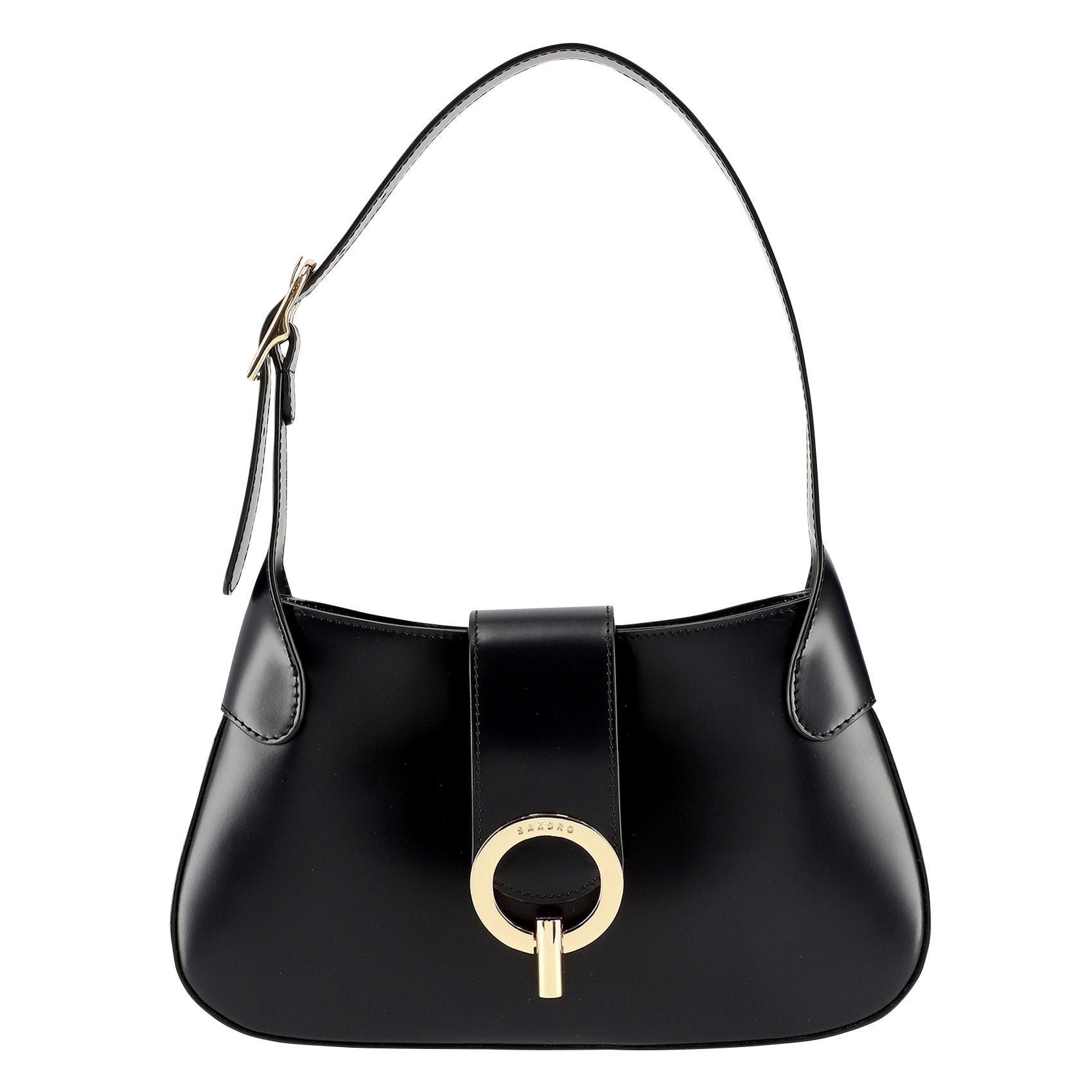 Sac en cuir lisse | Noir