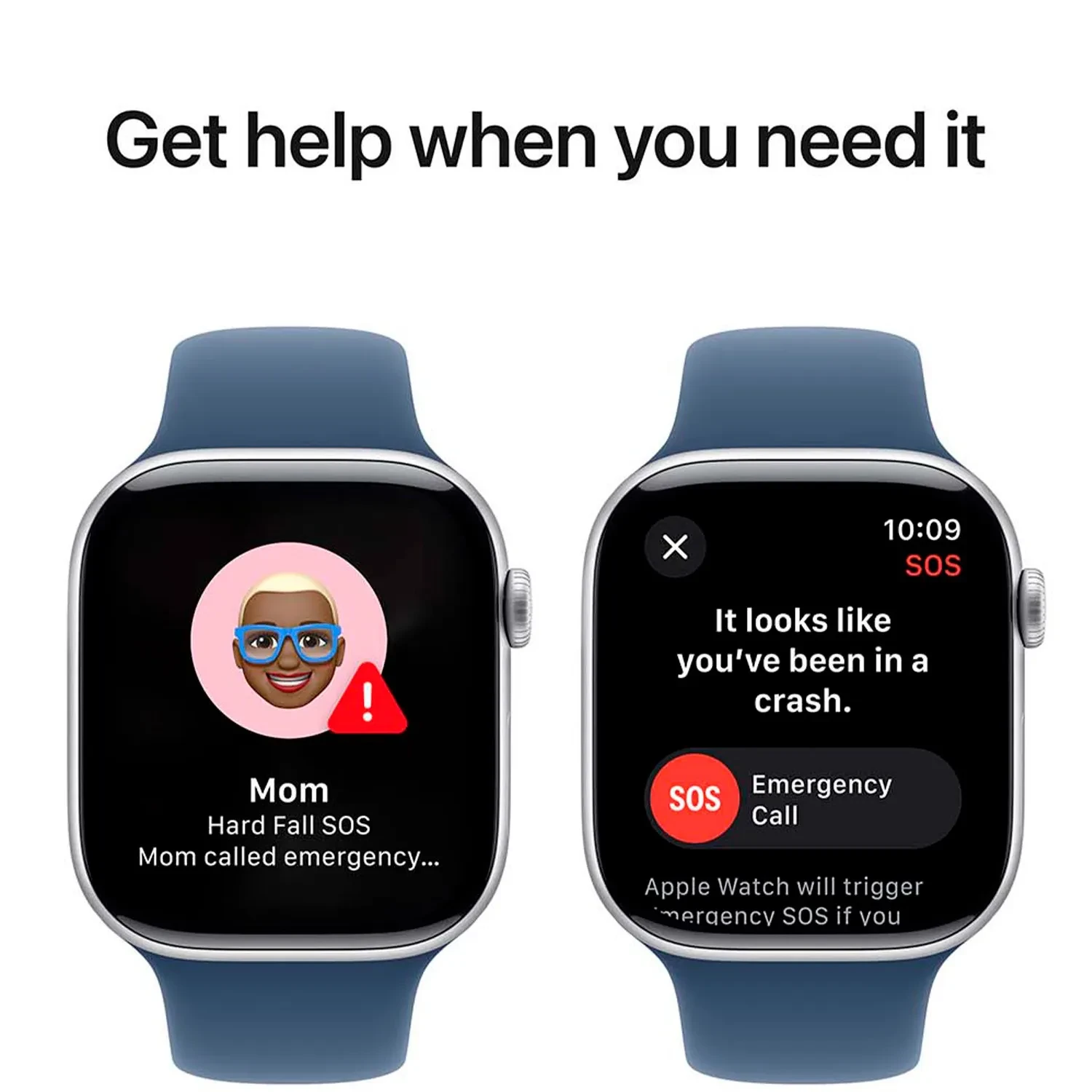 Apple Watch Series 10 GPS 46mm Silver Aluminium Sport Band M/L MWWM3