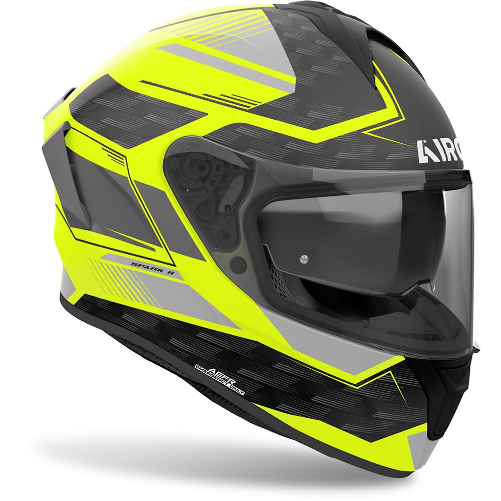 Airoh - Casque Spark 2 Zenith Jaune / Noir / Gris / Mat