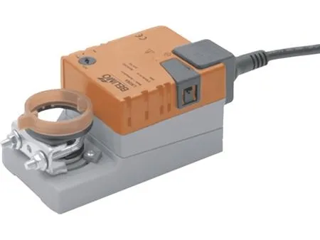 BELIMO Spjældmotor LMC24A-F, AC/DC 24 V, on/off el. 3-punktsstyring, 5 Nm, gangtid 35 sek., forberedt for 8x8 mm bøsning.