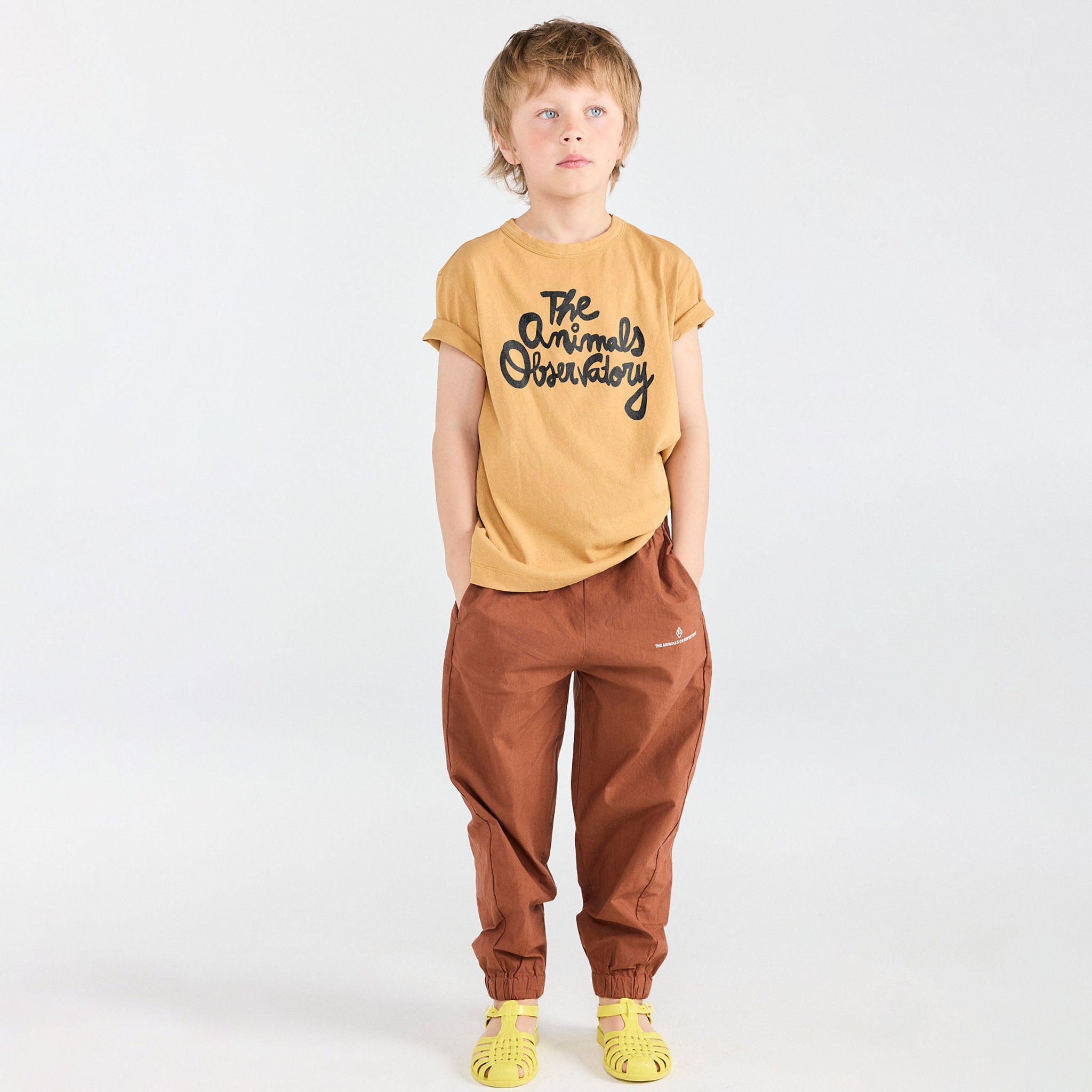 T-Shirt Rooster Camel
