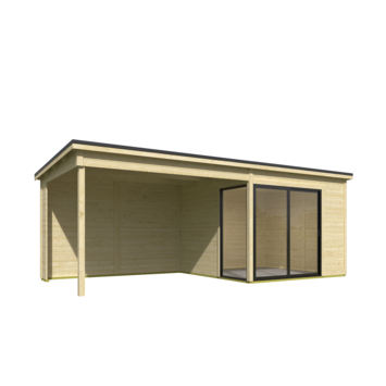 Tuinhuis Julia 295x295 cm met overkapping